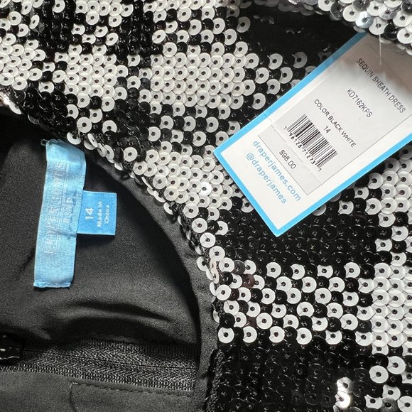 NEW📌 Draper James Sequin Formal - Mother of the Bride - Ball - Party Dress - Picture 12 of 15